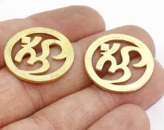 Brass Om Pendant