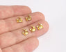Brass Crab Charms
