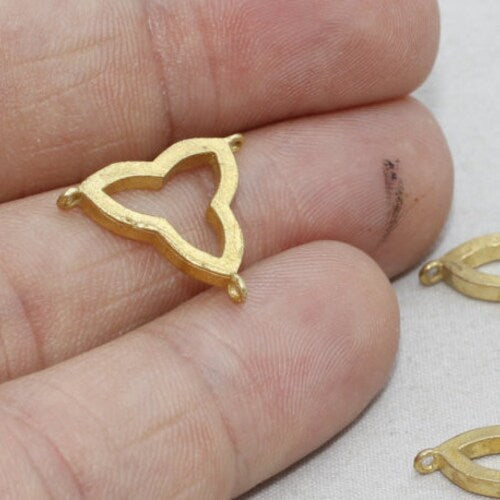 Brass Triangle Charms