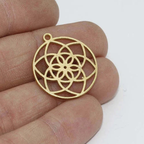 Brass Flower of Life