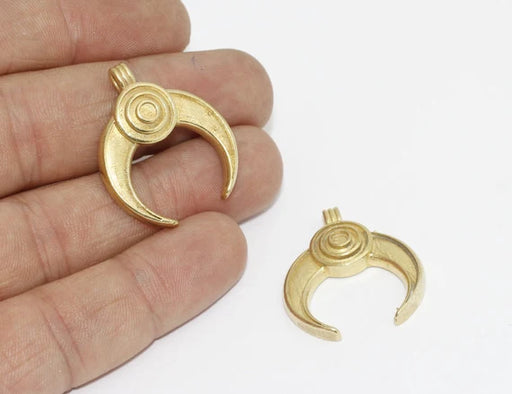 Brass Horn Charms