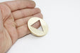 Brass Cutout Triangle