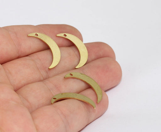 Brass Moon Charms
