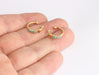 Micro Pave Star Earrings, Pierced