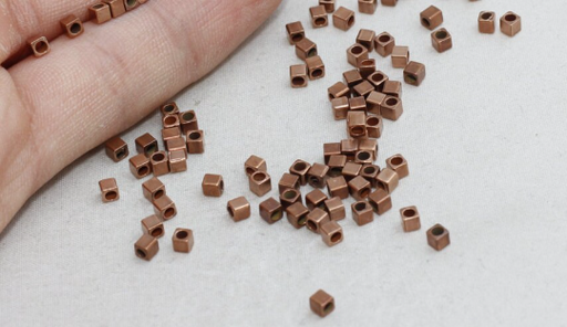 Spacer Beads, Square Charms