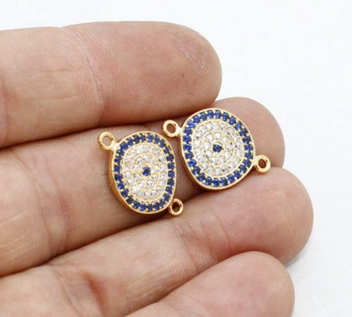 Gold Pave Evil Eye