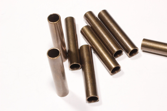 6x30mm Bronze Plated Round Tubes, Tube Beads, Long ANS