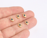 Shiny Gold Hamsa Charms