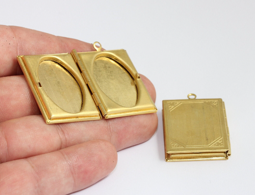 Brass Locket Frame