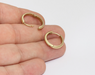 Leverback Hoop Earrings, Circle