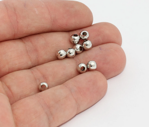 Spacer Beads, Hollow Spacer 