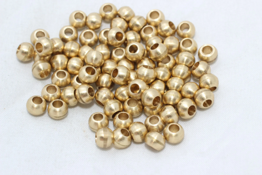 Ball Beads, Raw brass ball Beads