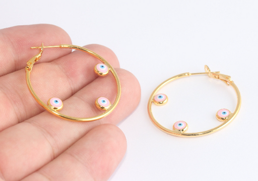  Earring Hoops, Hoop Ear Wire