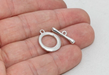 Silver Color Plated Toggle Clasp