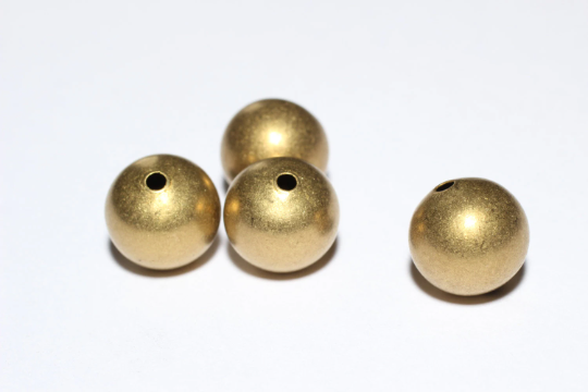 Raw Brass Beads (12mm) - Raw Brass Spacers, Circle,spacer, BDS9