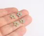 Shiny Gold Star Charms