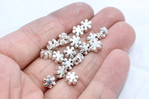 Snowflake Beads, Snowflake Charms