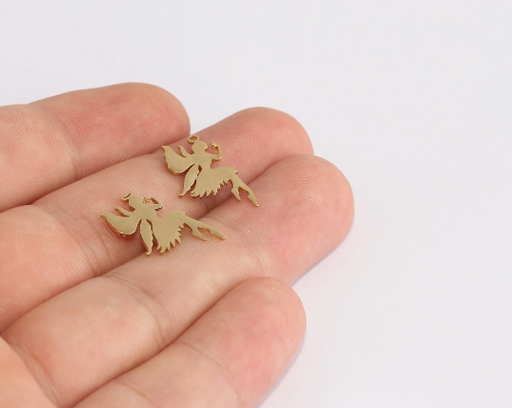Brass Fairy Charms