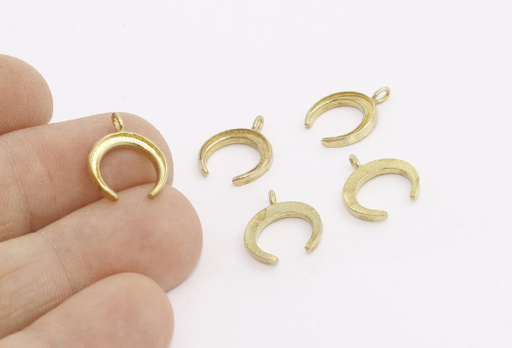 Brass Horn Charms