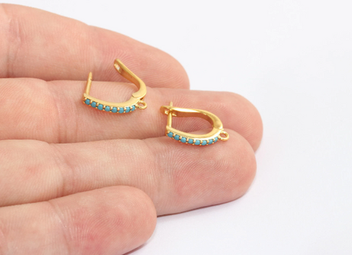 Micro Pave Earrings