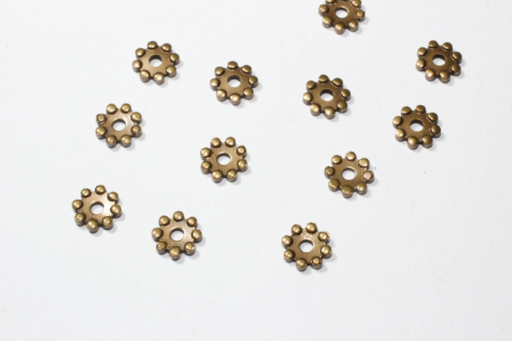  Spacer Beads, Tiny Snowflake ,findings 
