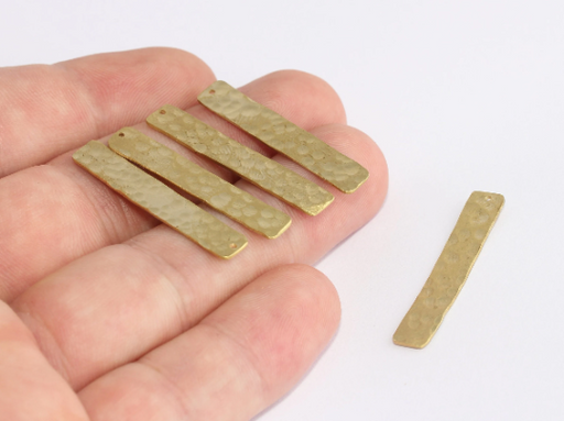 Brass Hammered Bar