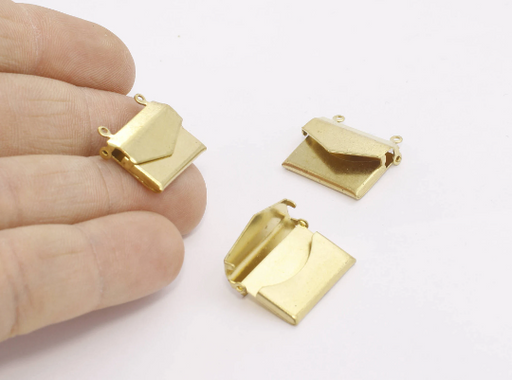 Brass Envelope Charms