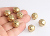 Round Hammered Ball Charms