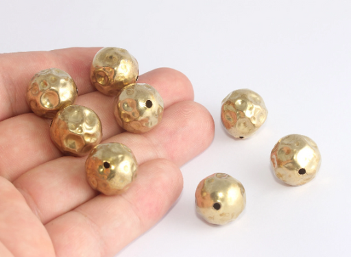 Round Hammered Ball Charms