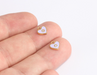 Shiny Gold Heart Charm