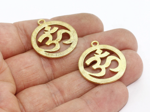 Brass Om Pendant
