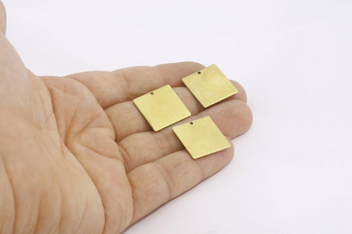 Brass Square Disc