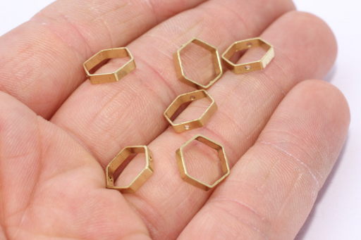 Brass Hexagon Connectors