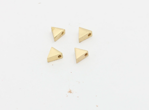 Brass Triangle Beads
