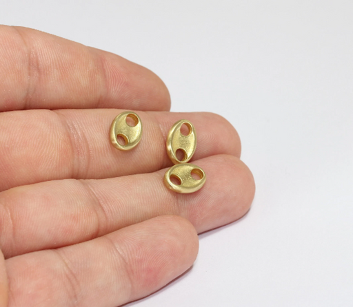 Brass Button Charms