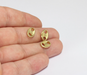 Brass Button Charms