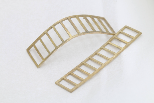 13x58mm Raw Brass Adjustable Ring, Bracelet Bangle, CHK254