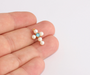 Shiny Gold Cross Charms