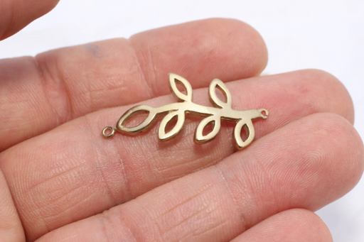 Brass Leaf Pendant