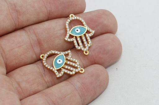 Shiny Gold Hamsa