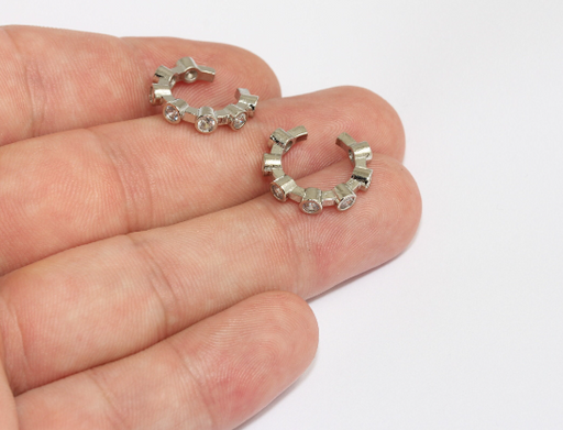 Micro Pave Ear Cuffs