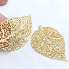 Brass Leaf Pendant