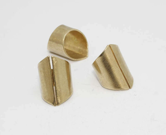 27mm Raw Brass Ring Settings, Adjustable Ring, Ring Blank,  LA34