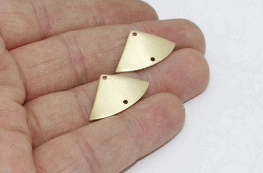 Brass Triangle Charms