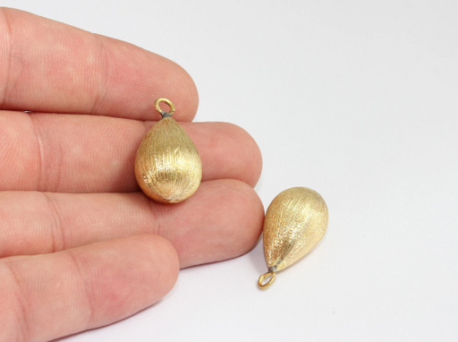 Brass Drop Beads