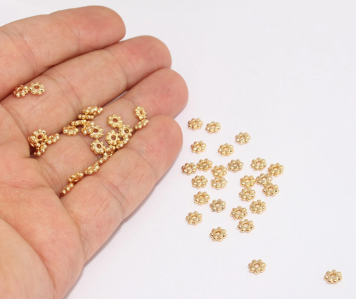  Snowflake Connector Beads