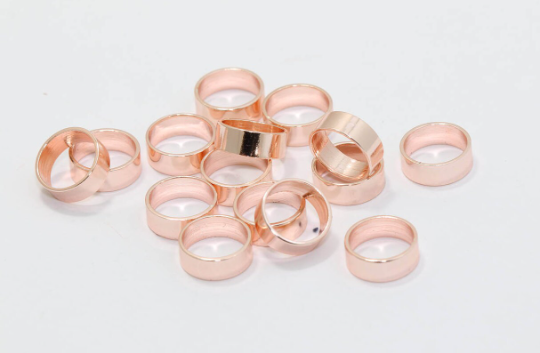 3x8mm Rose Gold Closed Ring, Connectors, Circle Connector, ROSE527