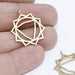 Brass Chakra Charms
