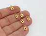 Brass Padlock Charms