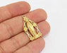 Brass Mother Mary Pendant
